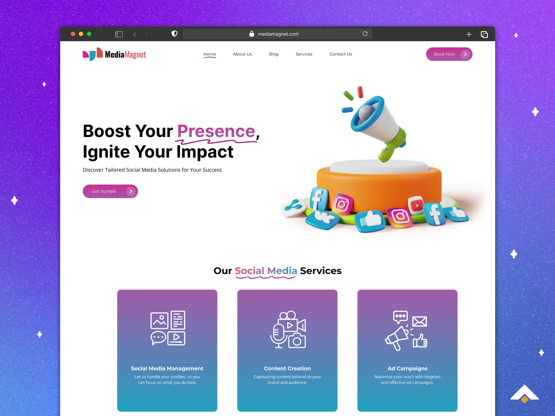 Media Magnet - Digital Agency Portal
